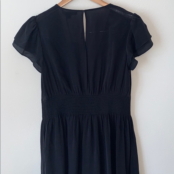 Frye Natalie Ruffle Prairie Midi Silk Dress NEW - Picture 13 of 14